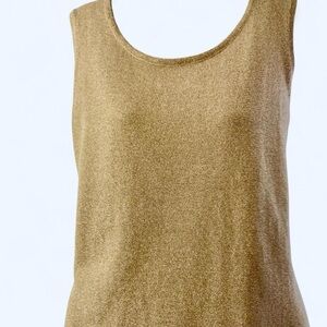 Charter Club glittery  tank top #glamour L